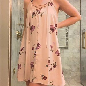 spaghetti strap shift dress